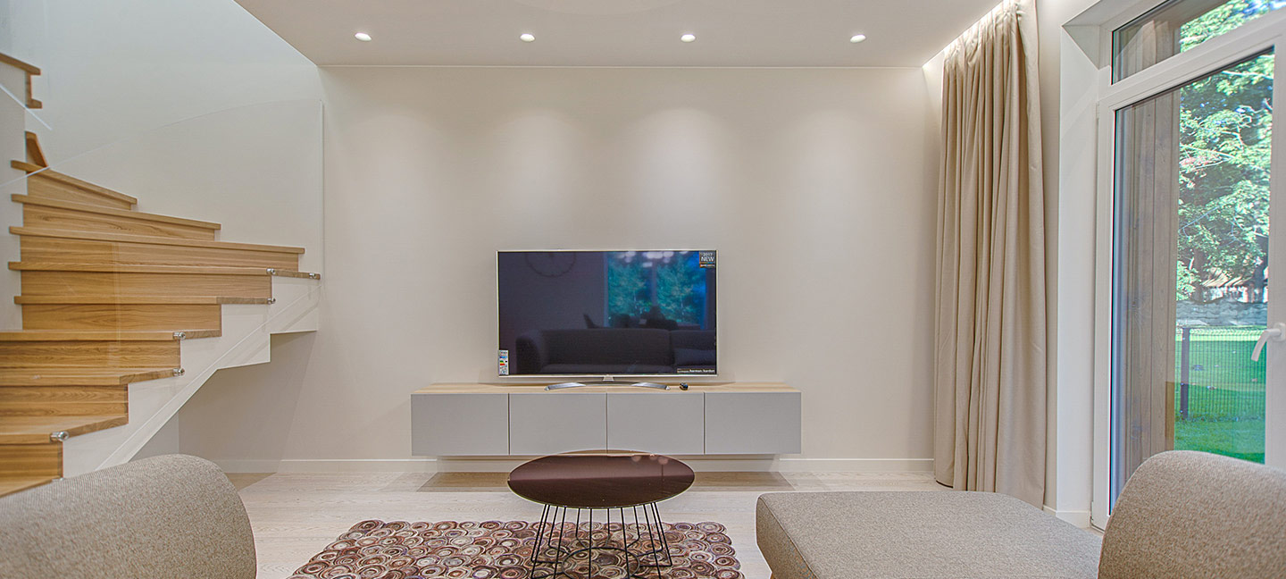 TV on living room TV on living room